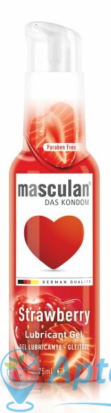 картинка Гель-лубрикант Masculan® Strawberry (Клубника), 75 мл