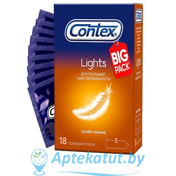 картинка Презервативы Contex® Lights, особо тонкие, 18 шт.  