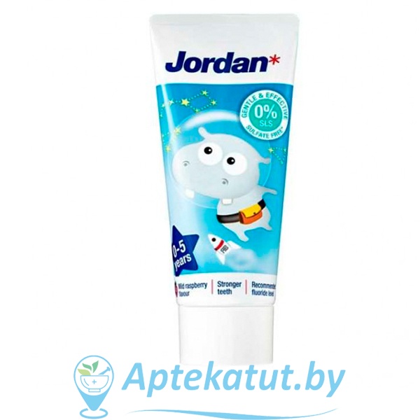 картинка Детская зубная паста  Jordan Kids 0-5 лет, 50мл