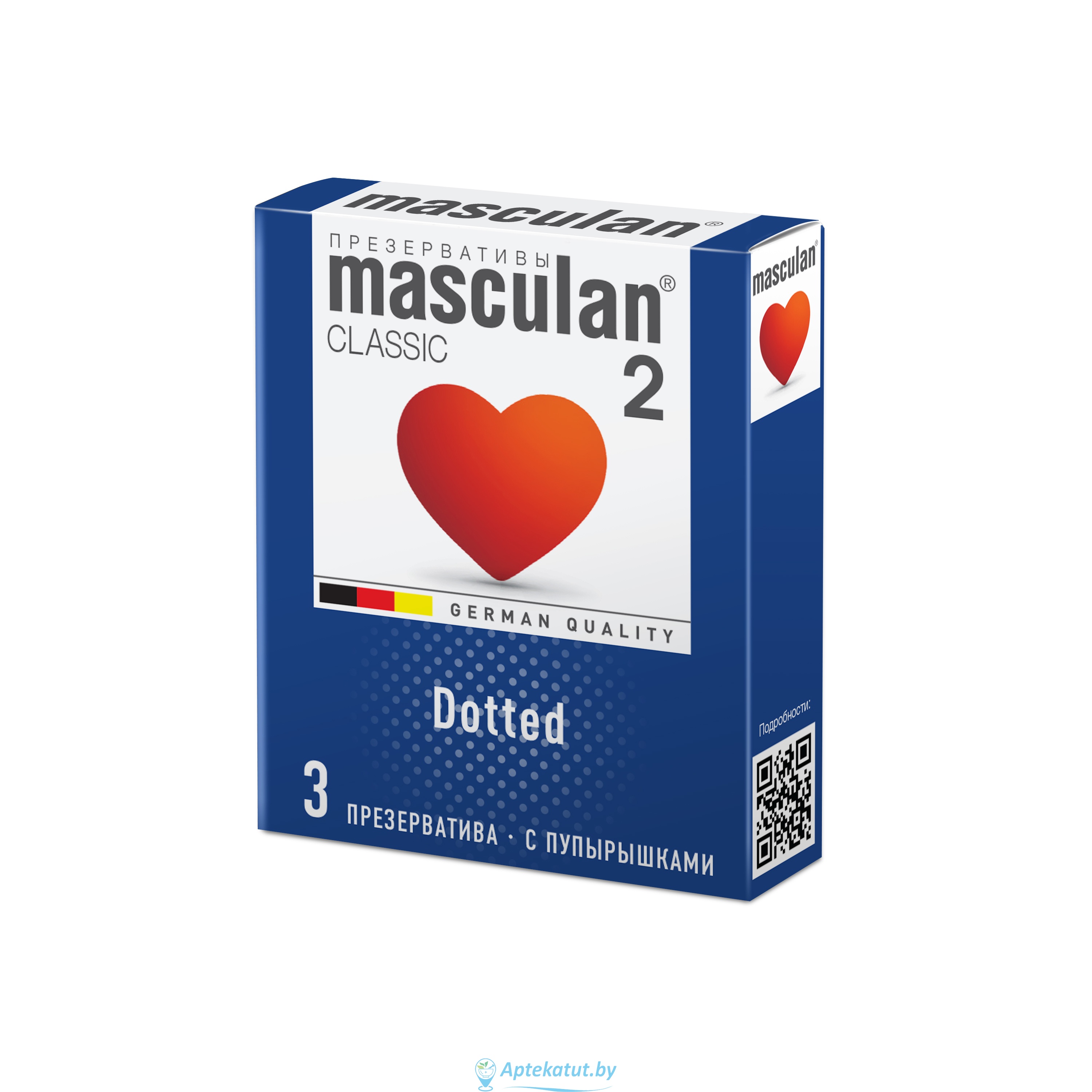картинка Презервативы Masculan Dotted (с пупырышками) №3