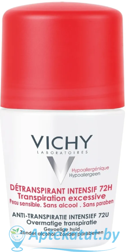 картинка VICHY Дезодорант анти-стресс 72ч защиты д/чувст. кожи 50мл