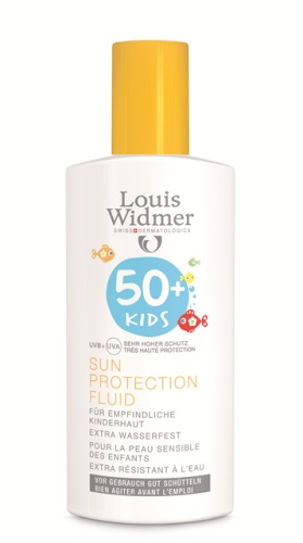 картинка Луи Видмер солнцезащитный детский флюид UV 50+ 100мл