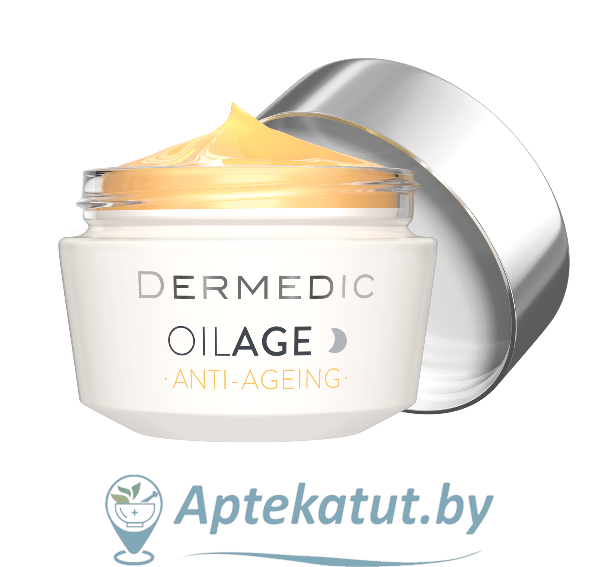 картинка Дермедик OilAge Ночной регенерирующий крем, восстанавливающий плотность кожи, 50мл